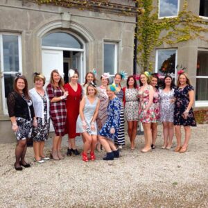 image of hen party activity - fascinator making class